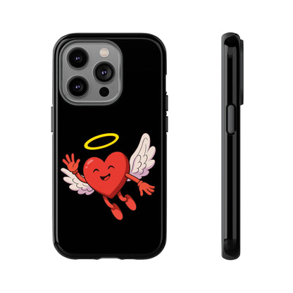 Cute Angel Heart Phone Case | Tough Cases for Everyday Protection, Gift for Friends, Unique Phone Cover, Valentine's Day