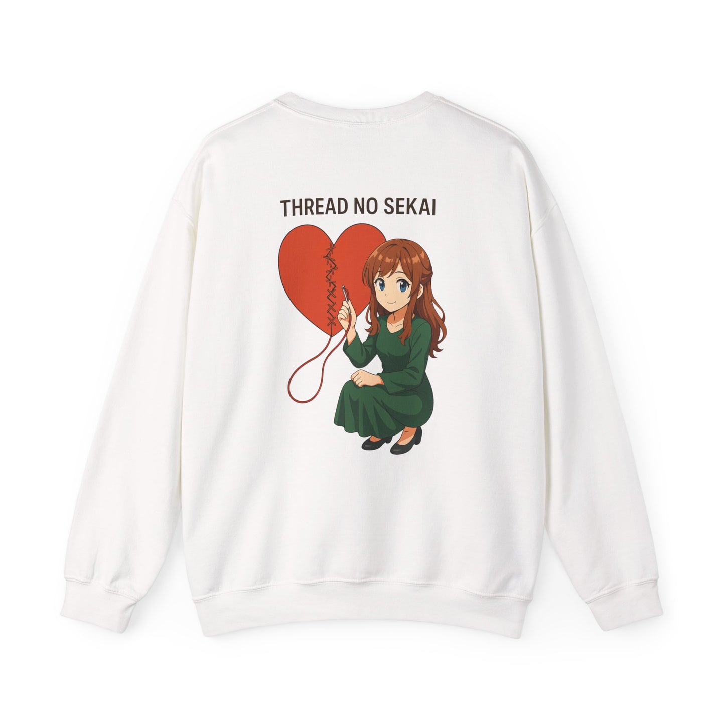 Thread No Sekai Stitched Heart Sweatshirt