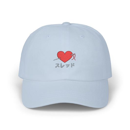 Stitched Heart Anime Baseball Hat