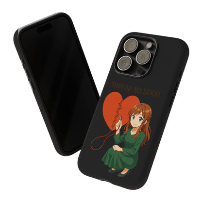Thread No Sekai - Anime-Inspired Phone Case, Kawaii Design, Gift for Her, Cute Accessory
