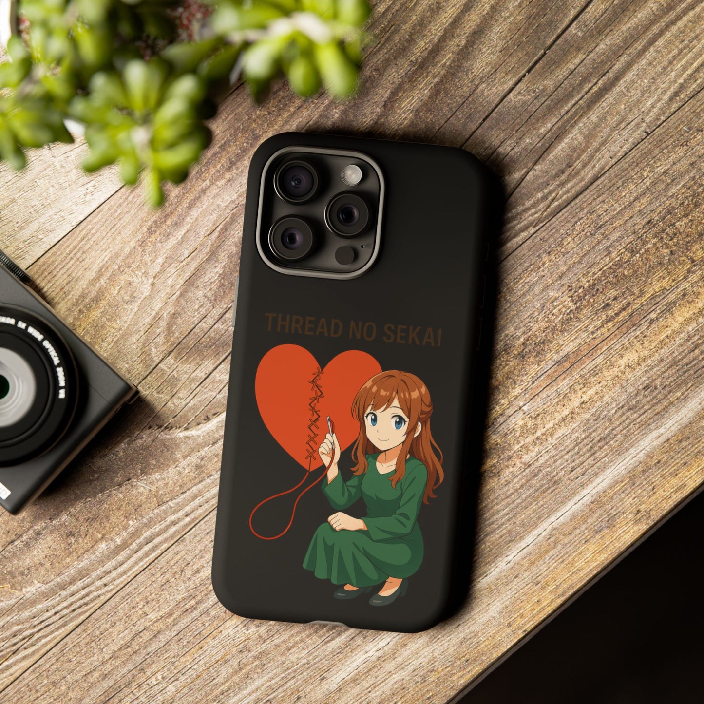 Thread No Sekai - Anime-Inspired Phone Case, Kawaii Design, Gift for Her, Cute Accessory