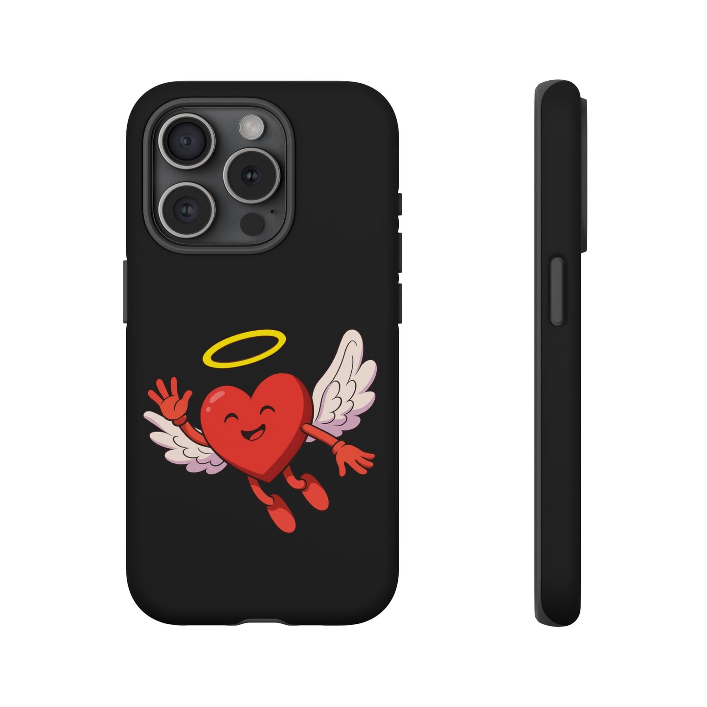 Cute Angel Heart Phone Case | Tough Cases for Everyday Protection, Gift for Friends, Unique Phone Cover, Valentine's Day