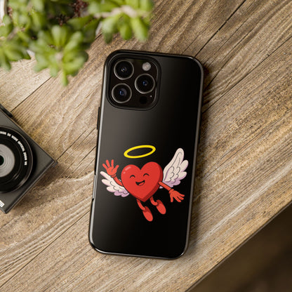 Cute Angel Heart Phone Case | Tough Cases for Everyday Protection, Gift for Friends, Unique Phone Cover, Valentine's Day