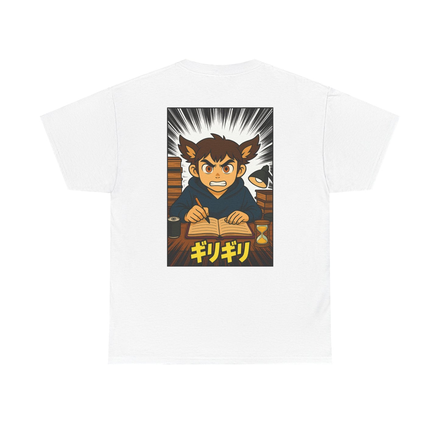 Anime Owl Boy Studying