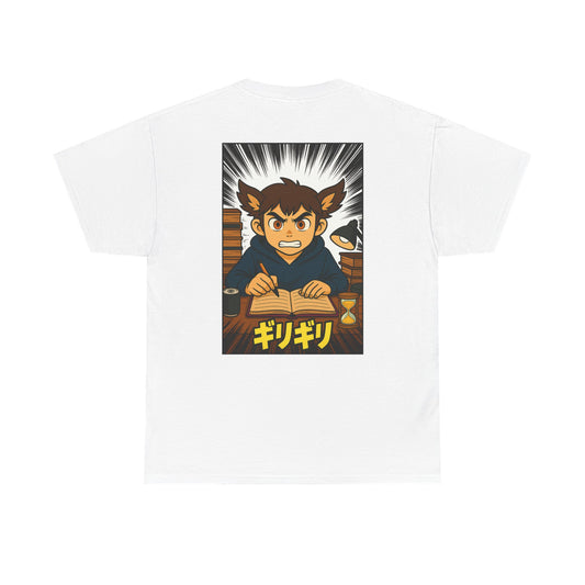 Anime Owl Boy Studying