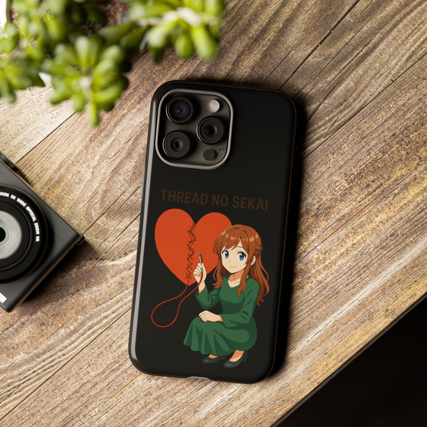 Thread No Sekai - Anime-Inspired Phone Case, Kawaii Design, Gift for Her, Cute Accessory