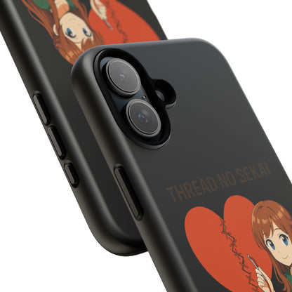 Thread No Sekai - Anime-Inspired Phone Case, Kawaii Design, Gift for Her, Cute Accessory