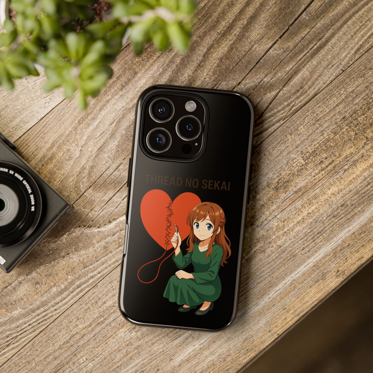 Thread No Sekai - Anime-Inspired Phone Case, Kawaii Design, Gift for Her, Cute Accessory