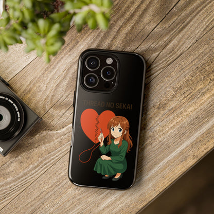 Thread No Sekai - Anime-Inspired Phone Case, Kawaii Design, Gift for Her, Cute Accessory