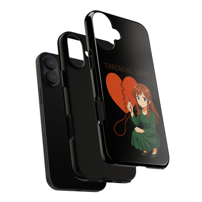Thread No Sekai - Anime-Inspired Phone Case, Kawaii Design, Gift for Her, Cute Accessory