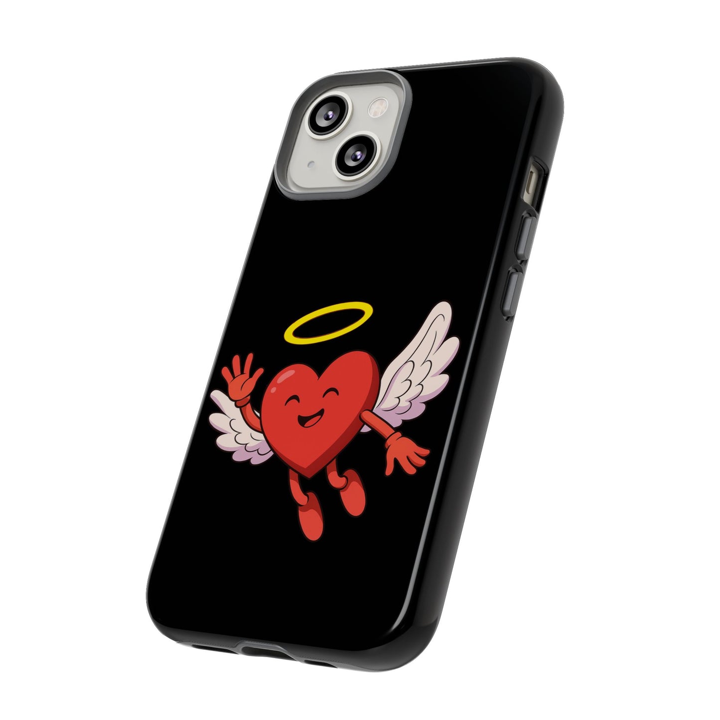 Cute Angel Heart Phone Case | Tough Cases for Everyday Protection, Gift for Friends, Unique Phone Cover, Valentine's Day