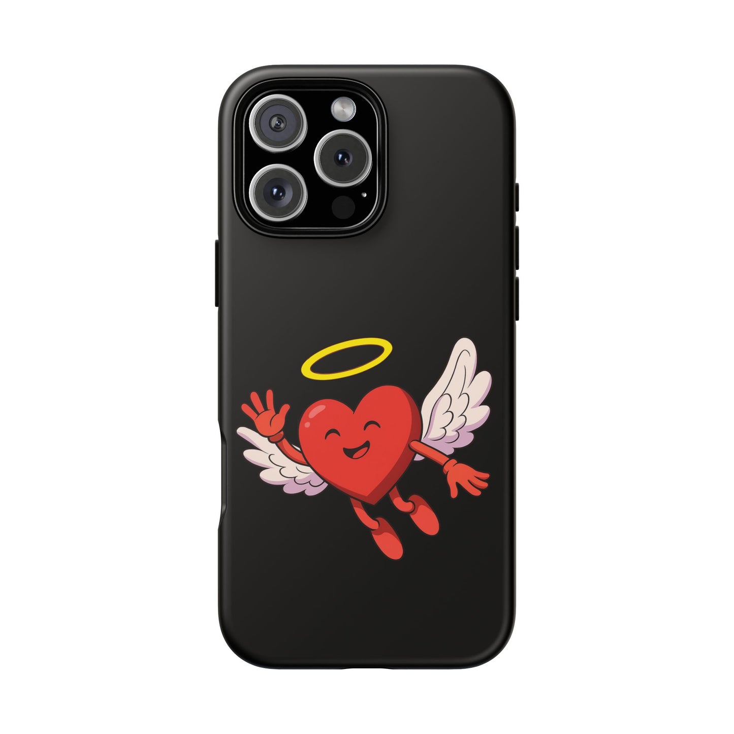 Cute Angel Heart Phone Case | Tough Cases for Everyday Protection, Gift for Friends, Unique Phone Cover, Valentine's Day