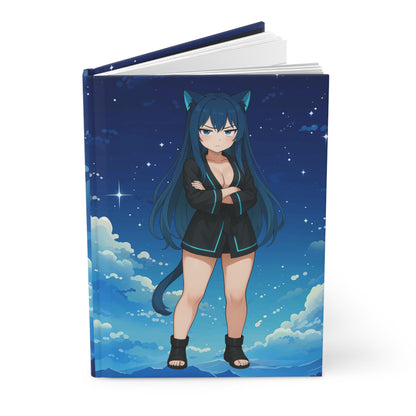Blue Cat Girl Sky Journal