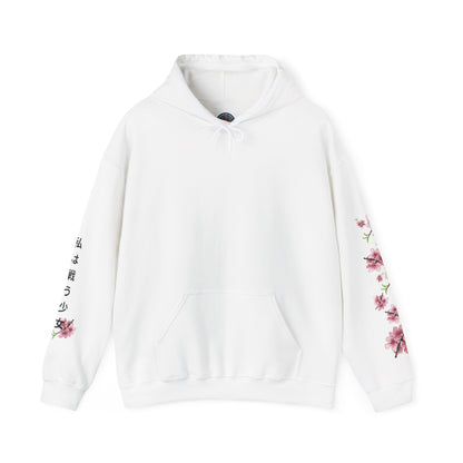 Flirty School Girl Anime Hoodie