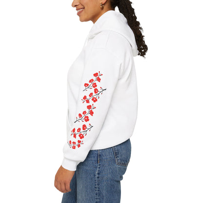 Kitsune Angel Rising Sun Hoodie
