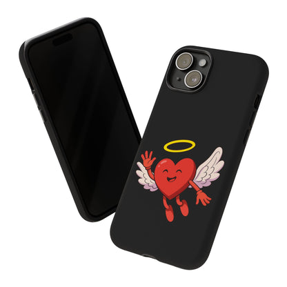 Cute Angel Heart Phone Case | Tough Cases for Everyday Protection, Gift for Friends, Unique Phone Cover, Valentine's Day