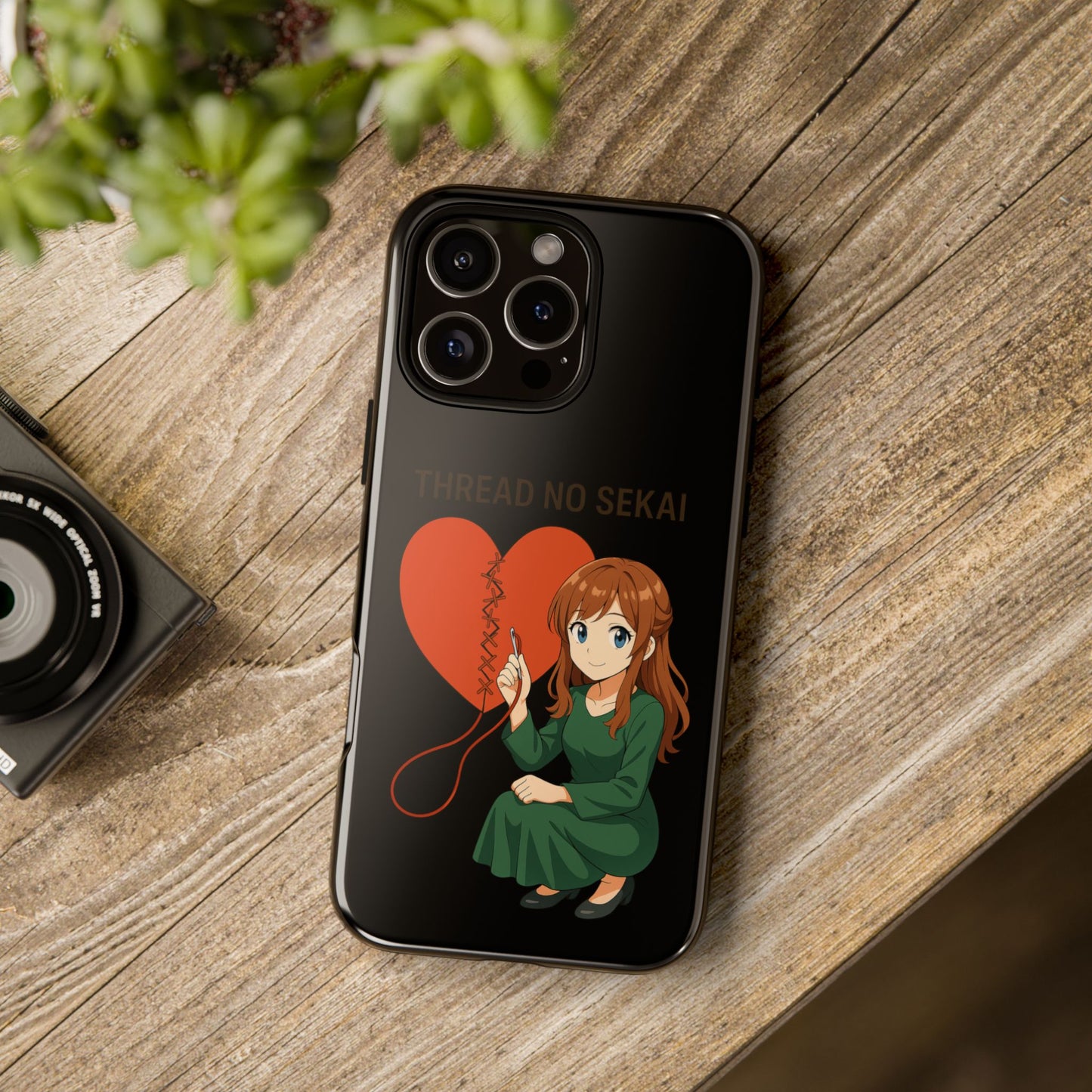 Thread No Sekai - Anime-Inspired Phone Case, Kawaii Design, Gift for Her, Cute Accessory