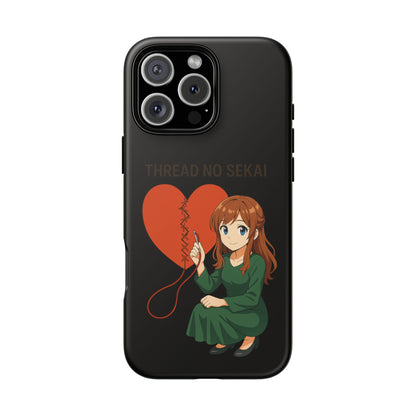 Thread No Sekai - Anime-Inspired Phone Case, Kawaii Design, Gift for Her, Cute Accessory