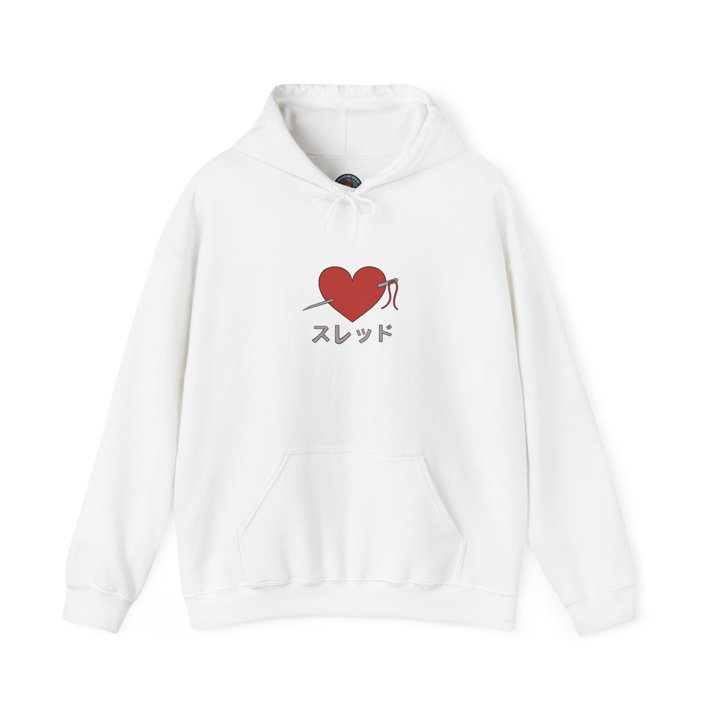 Threaded Heart Anime Hoodie
