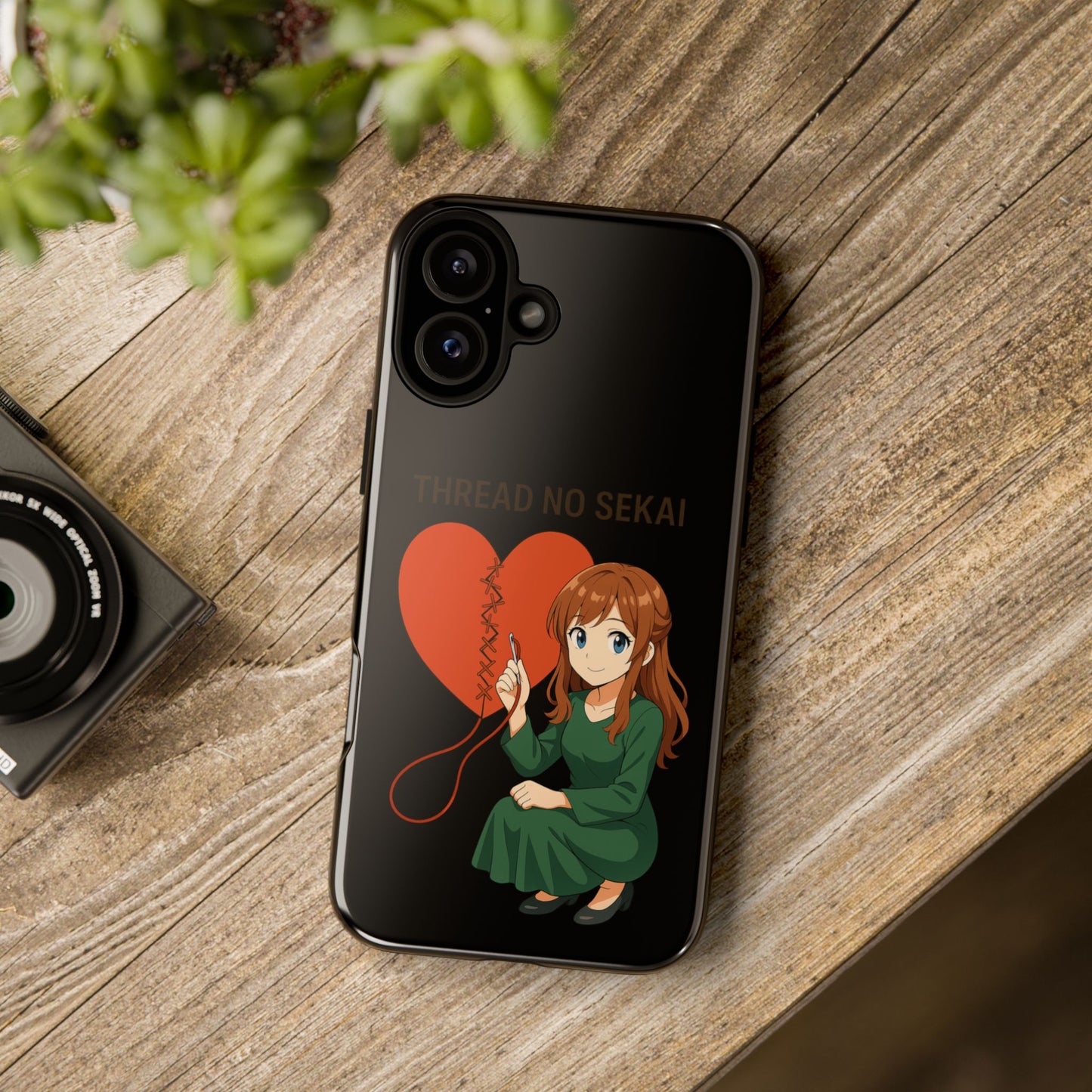 Thread No Sekai - Anime-Inspired Phone Case, Kawaii Design, Gift for Her, Cute Accessory