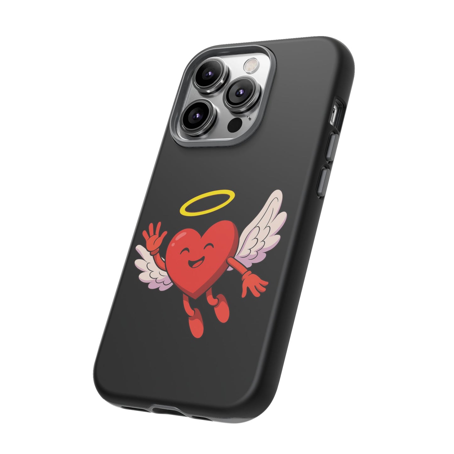 Cute Angel Heart Phone Case | Tough Cases for Everyday Protection, Gift for Friends, Unique Phone Cover, Valentine's Day