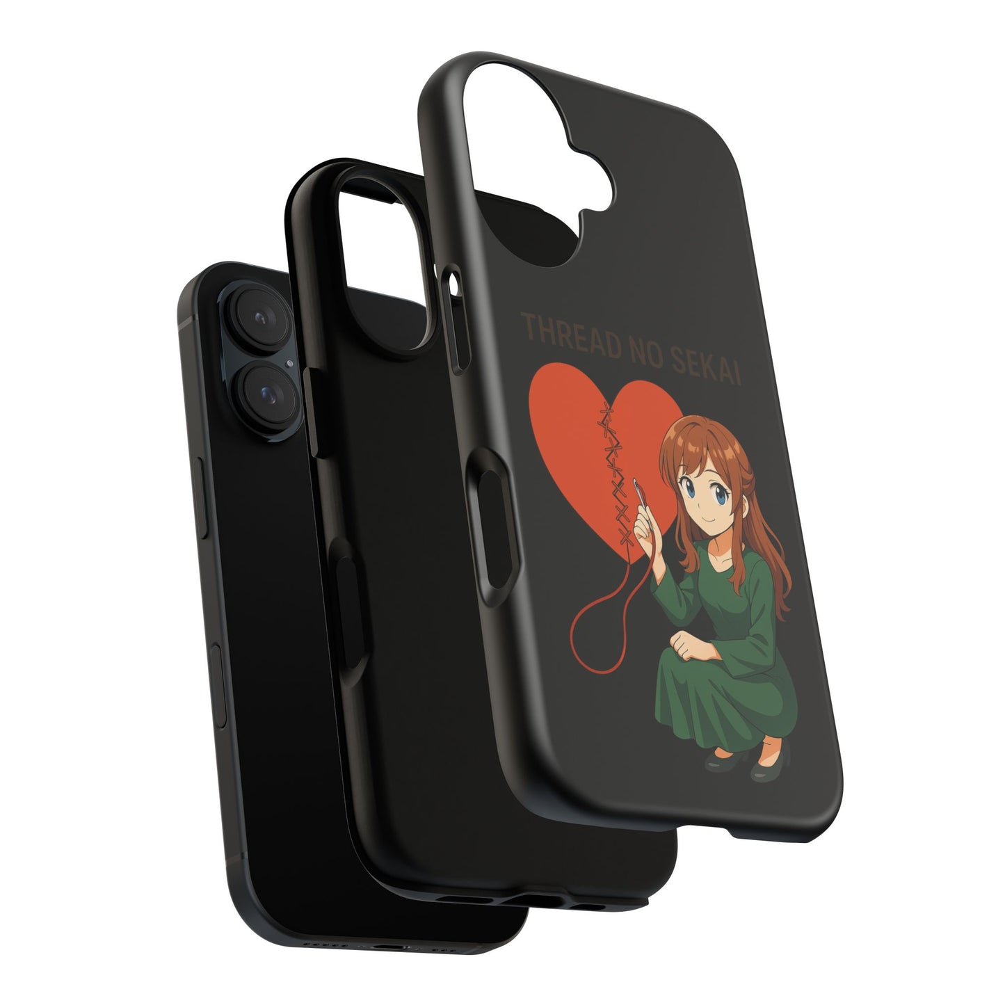 Thread No Sekai - Anime-Inspired Phone Case, Kawaii Design, Gift for Her, Cute Accessory