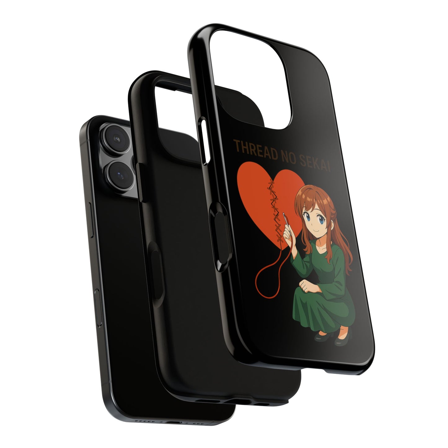 Thread No Sekai - Anime-Inspired Phone Case, Kawaii Design, Gift for Her, Cute Accessory