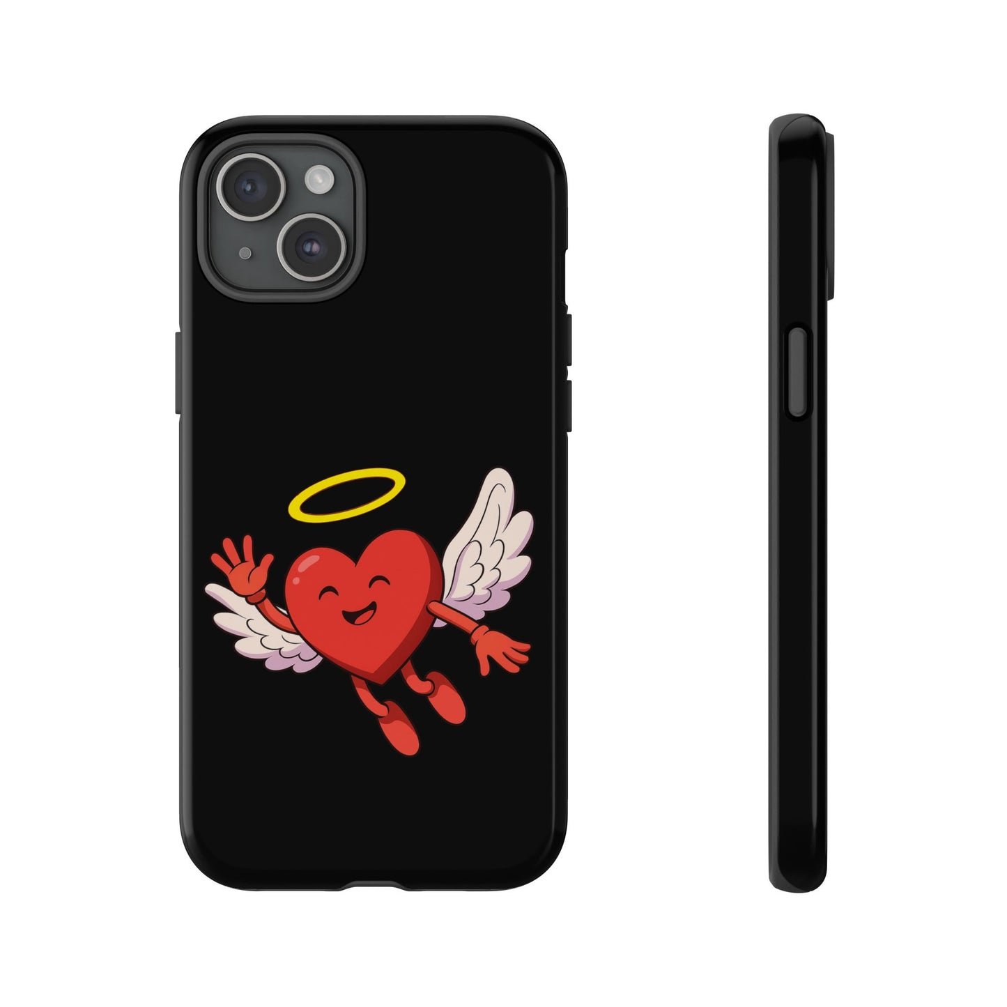 Cute Angel Heart Phone Case | Tough Cases for Everyday Protection, Gift for Friends, Unique Phone Cover, Valentine's Day