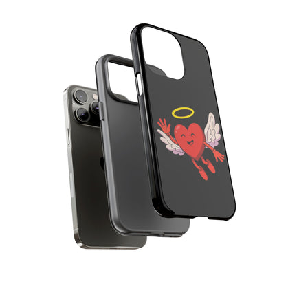 Cute Angel Heart Phone Case | Tough Cases for Everyday Protection, Gift for Friends, Unique Phone Cover, Valentine's Day