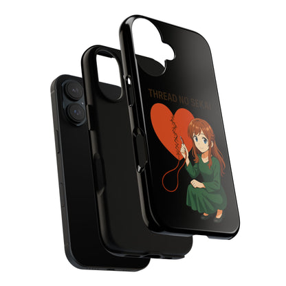 Thread No Sekai - Anime-Inspired Phone Case, Kawaii Design, Gift for Her, Cute Accessory