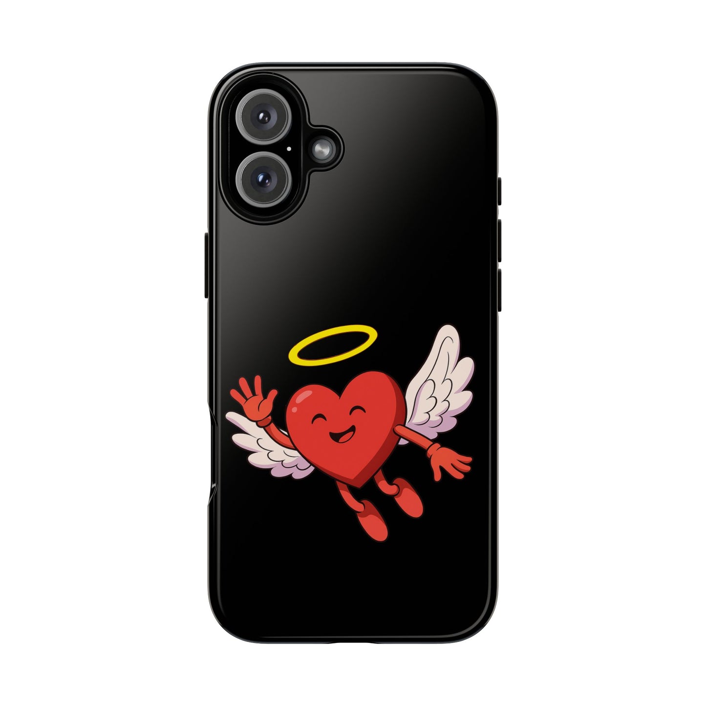 Cute Angel Heart Phone Case | Tough Cases for Everyday Protection, Gift for Friends, Unique Phone Cover, Valentine's Day