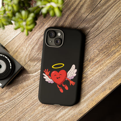 Cute Angel Heart Phone Case | Tough Cases for Everyday Protection, Gift for Friends, Unique Phone Cover, Valentine's Day