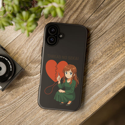 Thread No Sekai - Anime-Inspired Phone Case, Kawaii Design, Gift for Her, Cute Accessory
