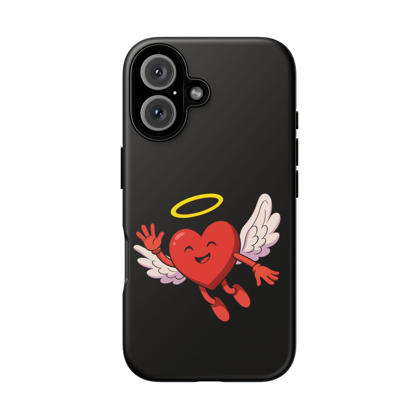 Cute Angel Heart Phone Case | Tough Cases for Everyday Protection, Gift for Friends, Unique Phone Cover, Valentine's Day
