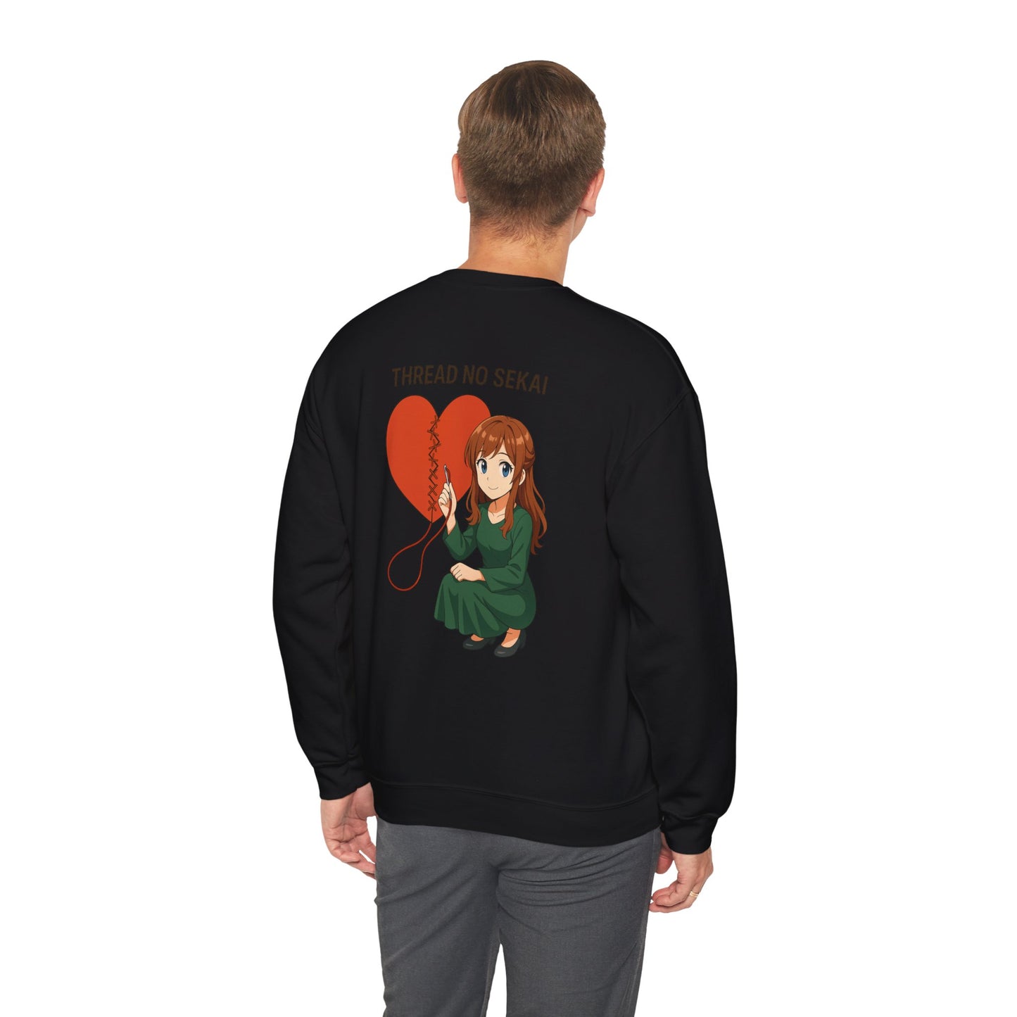Thread No Sekai Stitched Heart Sweatshirt