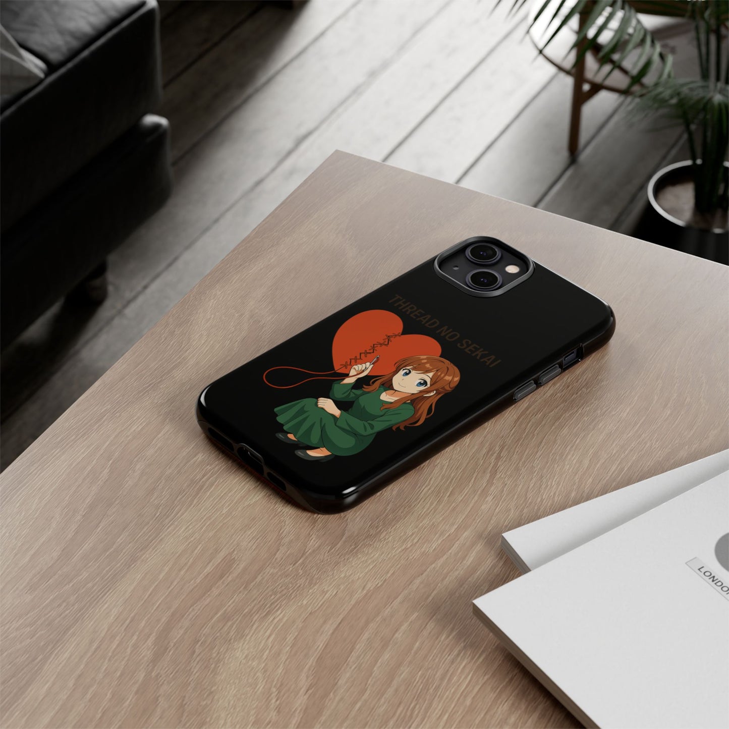 Thread No Sekai - Anime-Inspired Phone Case, Kawaii Design, Gift for Her, Cute Accessory