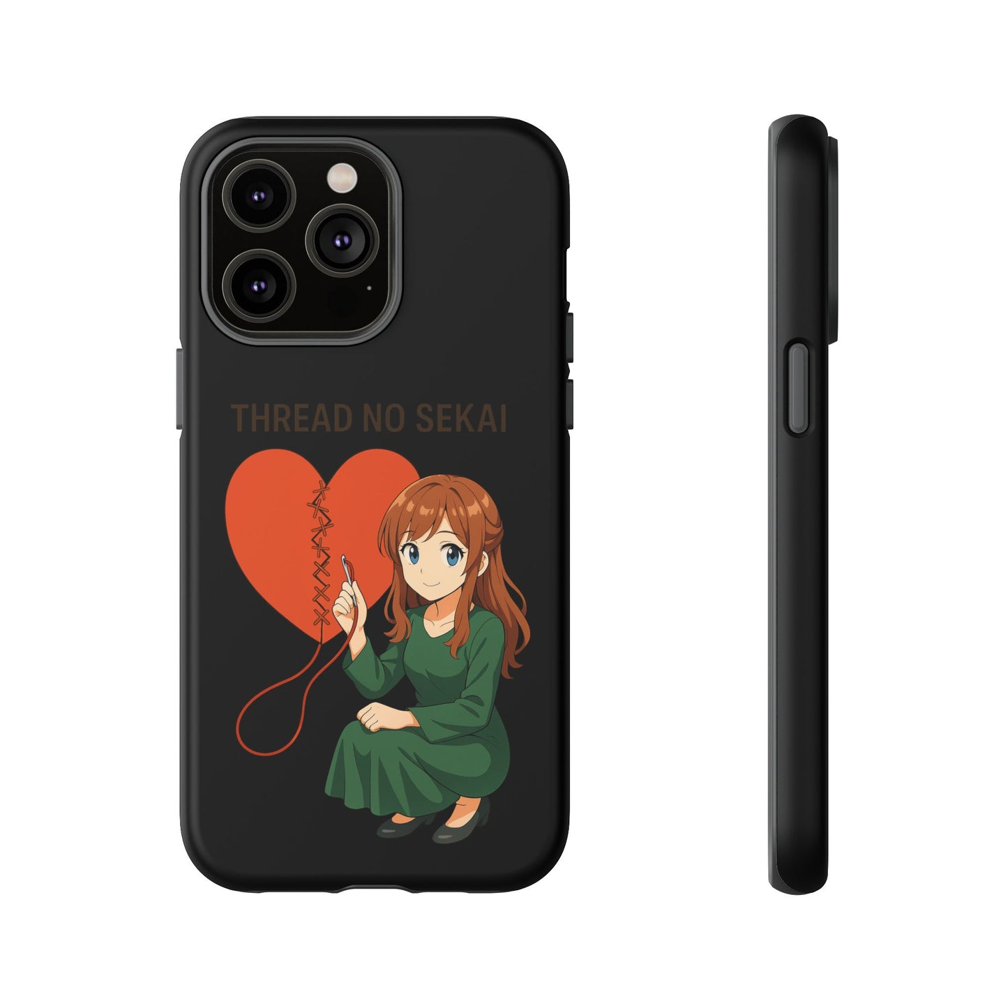 Thread No Sekai - Anime-Inspired Phone Case, Kawaii Design, Gift for Her, Cute Accessory