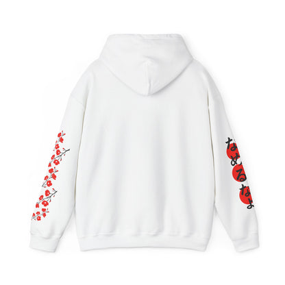Kitsune Angel Rising Sun Hoodie