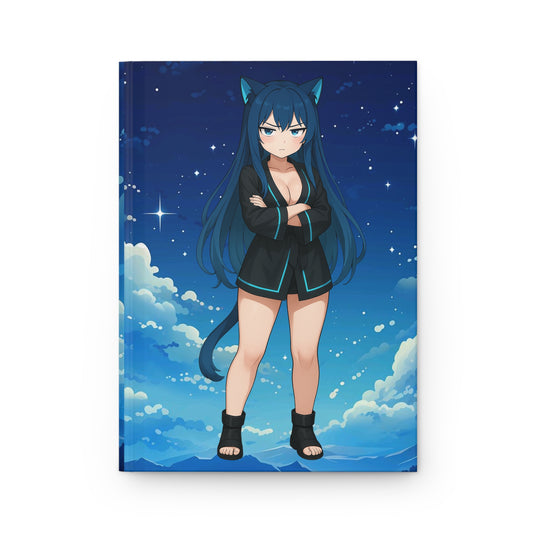 Blue Cat Girl Sky Journal
