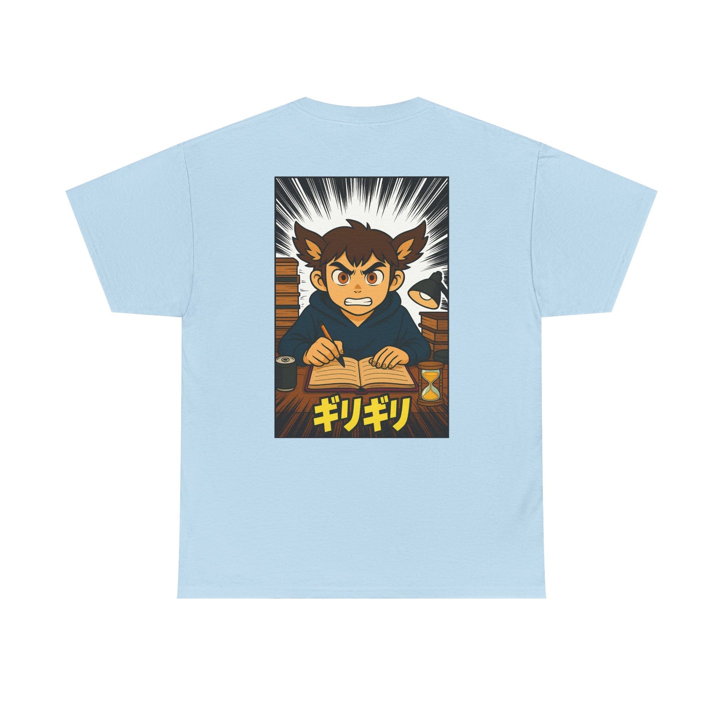 Anime Owl Boy Studying