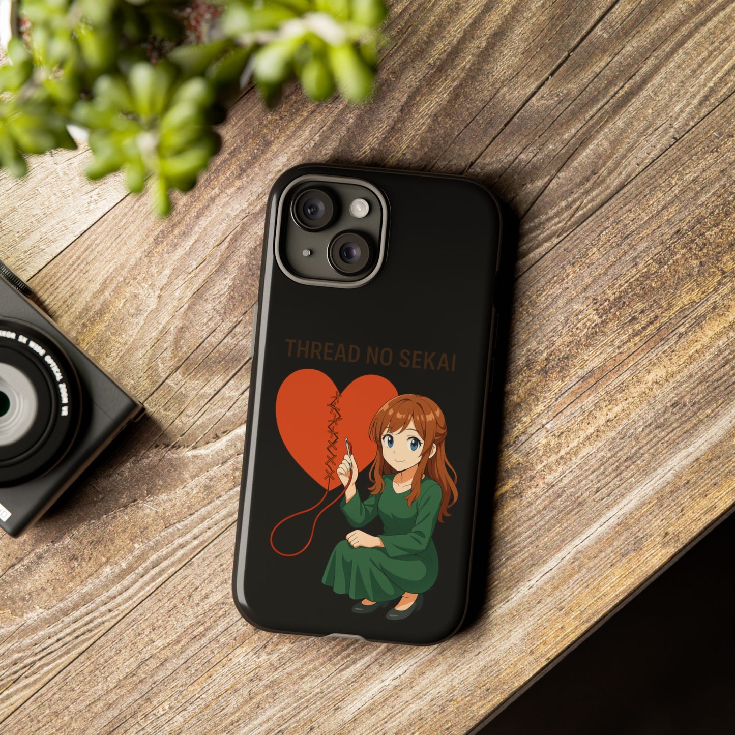 Thread No Sekai - Anime-Inspired Phone Case, Kawaii Design, Gift for Her, Cute Accessory
