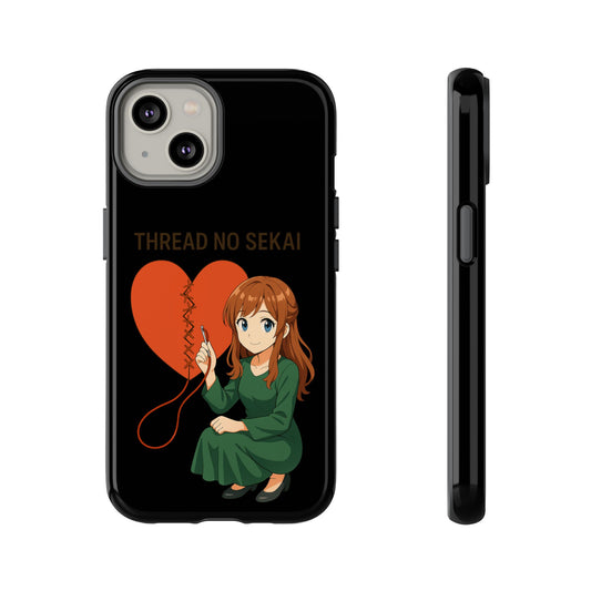 Thread No Sekai - Anime-Inspired Phone Case, Kawaii Design, Gift for Her, Cute Accessory